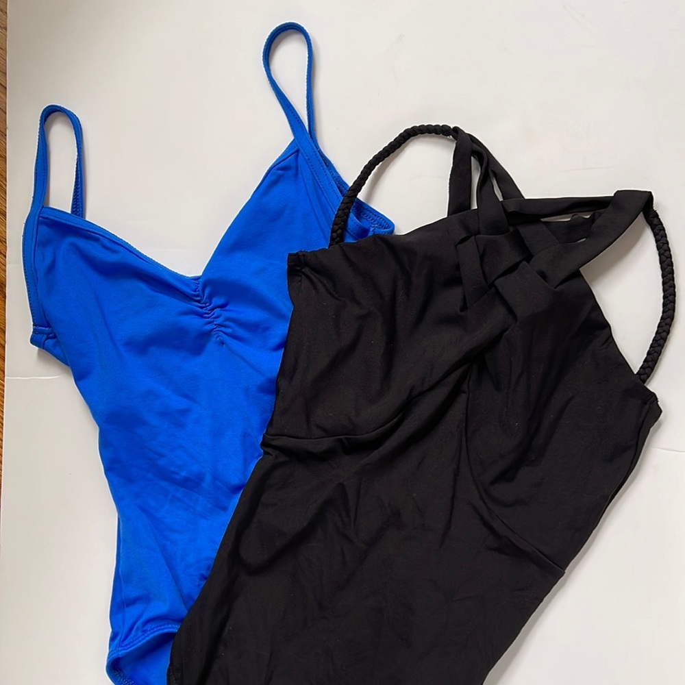 Two Miraella & MotionWear Adult Small Ballet Leotards